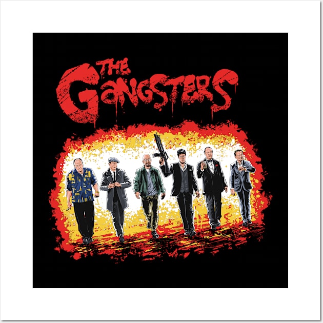 The Gangsters Wall Art by Zascanauta